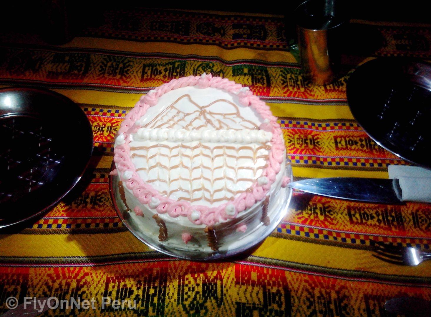 Fotoalbum: Birthday cake during the trek, Inkapfad