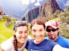 Wanderer in Machu Picchu